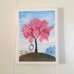 Pink tree Painting